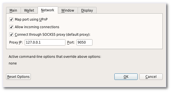 Proxy configuration